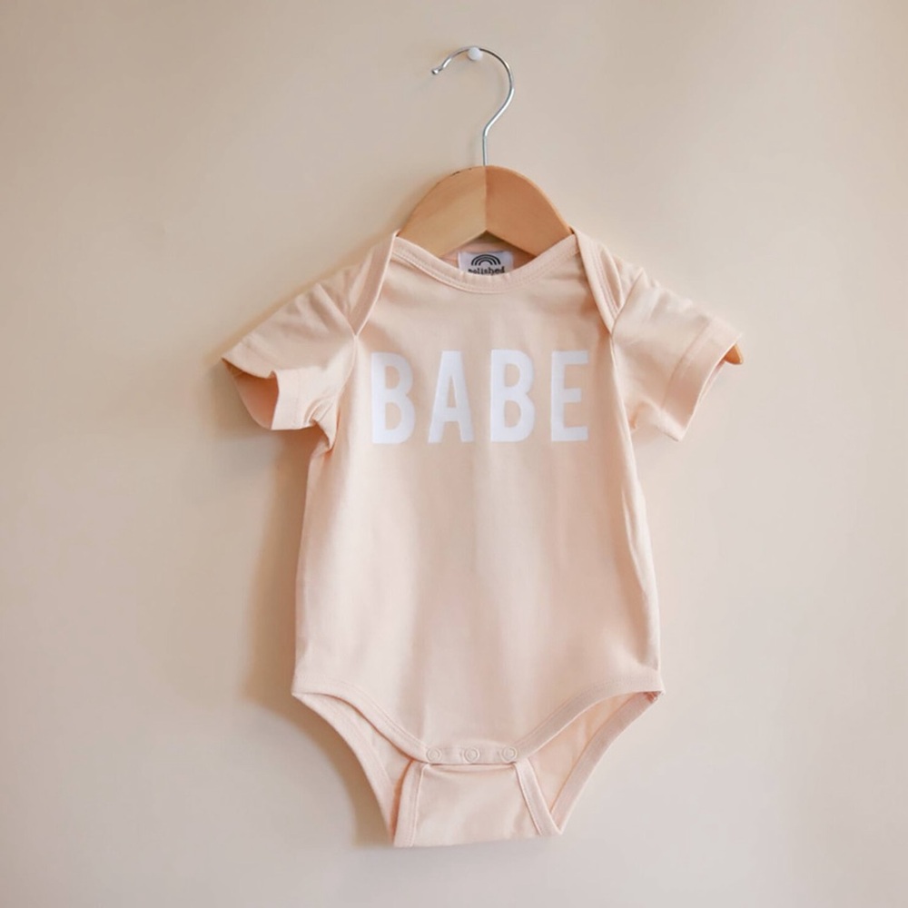 Polished Prints BABE Onesie